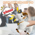 Screaming Goat Toy, Screaming Goat Plush Toy, Makes Fun Screaming Goat Sounds, Features Goat Bell, Fun Gift For Friends And Co-Workers