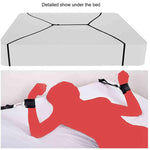 Bed Restraints For Bed Sex Bar Leg Spreader Restraint Sex Tie Up Set Women For Ankle Wrist Bar Couple Toys For Bed Room Straps Adult Play King Mattress Queen Sexy Handcuffs Set For Bedroom Sweater