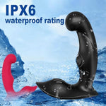 Prostate Massager Sex Toys Butt Plug Anal Vibrator Remote Control Dildo Vibrator With 10 Vibrating G Spot Clitoris Masturbator Stimulator For Women Men Couples (Black)