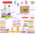320PCS Magic Sticky Balloon Kit for Kids - Squishy Balloon Maker Toy with Air Pump
