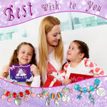 Unicorn Jewelry Making Kit for Girls Ages 5-12, DIY Arts & Crafts Set