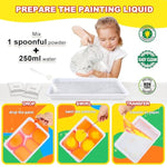 Water Marbling Paint Kit for Kids Ages 4-12, Creative DIY Art Activity Set