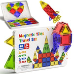 Mini Magnetic Airplane Building Travel Toy Kit for Kids 3-8 Years Old