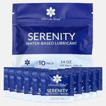 Water-Based Lubricant Travel Pack β 10 Single-Use Sachets, Long-Lasting Personal Lube For Men Women Couples - Non-Staining, Perfect For On-The-Go Comfort