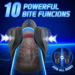 Male Vibrator Sex Toys For Men - Penis Vibrators Training Kit With 10 Bite & Vibrating Modes, 3 Powerful Motors Waterproof Male Masturbators Stroker Mens Adult Toys Sex Toy For Sex Game