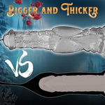 11 Inch Huge Dildos Sex Toys, Clear Dildo Anal Dildo For Women Prostate Massager, Xxl Realistic Monster Dildo Fantasy Horse Dildo, Flexible G Spot Dildo For Hands-Free Play, Thick Dildos Adult Toys