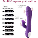 Updated Rabbit Vibrator Handheld Electric Portable High Intensity Massager With 10 Speeds Vibrators Massage Sex Toys For Body Relaxation Rechargeable Dual Motor