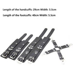 Bdsm Sex Bondage Set With Handcuffs Thigh Cuffs Sm Restraints Cross Buckle With Cuffs Adult Erotic Sex Toys Sm Games Sex Toys For Couples Restraints