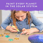 National Geographic Solar System Stained Glass Suncatcher Craft Kit for Kids