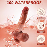 Realistic Squirting Dildo Vibrating Dildo - 7.9 Inch Soft Silicone Anal Dildos With 8 Vibration Modes & Strong Suction Cup For Beginners, Adult Sex Toys For Women G-Spot And Anal Prostate Play