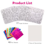 Foil Art Kit for Kids - Foils Fun Craft Kits & Supplies No Mess Art for Kids