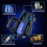 Leten Sex Toy Automatic Male Masturbator - Men Electric Adult Sex Machine With 12Times/S Thrusting, Hand Free Penis Training Stroker With Phone Holder And 2 Soft Silicone Pocket Pussy