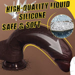 10.6 Inch Silicone Big Dildo Sex Toys, Double Layer Realistic Dildo With Skin-Like Texture For G-Spot & Anal Stimulation Sex Game, Thick Dildos With Powerful Suction Cup For Hands-Free Play