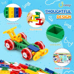 Stem Building Toys For Kids, Construction Building Blocks, Educational Toys For 3-5 4-8 5-7 6-8 Year Old, Creative Games, Engineering, Stem Kits, 208 Pcs