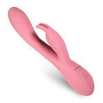 Rabbitt Vibrator Dildo For Gspot And Clit Stimulation Perfect Size For Beginners First Massager, Extra Long Bunny Ears Stimulates And Tickles. 7.8Inch Long, 1.2Inch Wide.