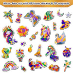 Foil Art Craft Kit for Kids, Mess-Free DIY Activity Set Ages 4-12