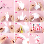 Kids' DIY Sewing Kit with 10 Pre-Cut Stuffed Animal Projects and Instructional Guide