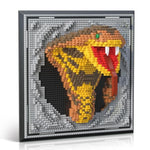 Micro Mini 3D Wall Art Building Blocks Set, 2376 Pcs, Perfect for Kids and Adults