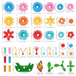 Toys For Girls 3 4 5 6 7 Years Old, Flower Garden Building Kit With Storage Case,Educational Stem Toy And Preschool Garden Play Set For Toddlers, For Kids,148Pcs