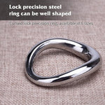 Stainless Steel Cock Ring Surface Design Penis Bondage Stretch Ring For Men Erection Enhancing Adult Sex Toys(A2)