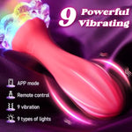 Vibrating Butt Plug Anal Sex Toys, Unique Crystal Rose Light Up Anal Plug Toy With Remote And App Control, Silicone Big Butt Plugs Vibrator For Men Women Vibrting Prostate Massager