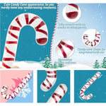 Glass Sex Toy Wand Double-Ended Butt Plug Anal Beads G-Spot Stimulation To Dildo Christmas Gift Candy Cane Unisex Anal Butt Plug For Men Women (17.5Cm, Candy A)
