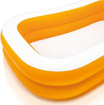 Swim Center Inflatable Family Pool: 159 Gallon Capacity – 90" x 60" x 19" – Color May Vary