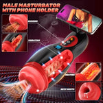 Mens Sex Toys Male Masturbator - Penis Pump Male Sex Toy Phone Holder With 9 Sucking & 9 Vibrating With App Control, Lcd Display Stroker Vibrator Sex Toys For Men, Heating Adult Toys Blowjob Machine
