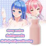 Milker Stroker Male Masturbator 0.77Lbs, Mini Home Dorm Private Use, Adult Sex Toys, Male Pleasure Doll With Textured Tunnel, Portable Pocket Vagina, Male Penis Glans Trainer (Pink)