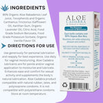 Aloe Cadabra Vaginal Moisturizer, Organic Edible Aloe Lube for Men, Women, Non-Staining, pH Balanced, (French Lavender, 2.5 Ounces, 1 Pack)