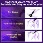 Thrusting Vibrating Anal Plug, Anal Beads With 10 Vibrations&7 Thrust Prostate Massager Adults Toys, Male Sex Toys Vibrating Butt Plug, Anal Toys Bullet G-Spot Vibrator For Men Women Couples