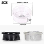 Penis Pump Sleeve Penis Vacuum Sleeve, 2Pcs Vagina Pump Masturabation Pussy Pump Sleeve Male Automatic Penis Pump Parts, Penis Sucker Cylinder Ring Seal Realistic Penis Extender Accessories Sex Toy