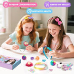 DIY Headband Making Kit for Girls Ages 5-12 - Arts and Crafts Gift Set