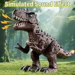 3 Pack Electric Realistic Dinosaur Toys With Simulated Sound ? Light For Boys Kids Aged 3 4 5 Years Old - Perfect Jurassic Tyrannosaurus Rex Gift For Christmas And Birthday