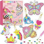 16 Pcs Diamond Art Kit for Kids Ages 4-8, 8-12, Kids Diamond Art and Crafts