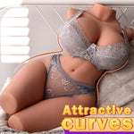 37LB Sex Doll Torso for Men, Life Size Female Sex Dolls, Big Boobs