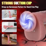 Thrusting Dildo Vibrator Sex Toy, Realistic Silicone Dildos Penis With 10 Thrusting & 10 Vibrating Modes For G Spot Vagina Anal Stimulation, Big Dildo Adult Sex Toys For Women And Couple