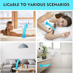 Soft Realistic Dildo Sex Toys With Suction Cup For Hands-Free Play,Blue Thick Penis Suitable For Beginner Women/Men/Gay With Thin And Slim Poke, Can Be Use For G-Spot And Anal (L)