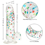 Naughty Bits I Love Dick Heart-Filled Dong, Multi-Colored