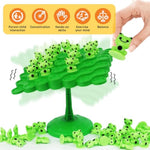 Frog Balance Game Toys,Balance Game Tree Two-Player Parent-Child Interactive Family Tabletop Puzzle Montessori Toy,Frogs Board For Kids And Adults (Frog)