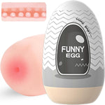 Male Masturbator Sex Toy For Men, Flesh Realistic Textured Anus Male Stroker Light Male Sex Toys, F*Ck And Suck Mouth Cup, Soft Compact Egg