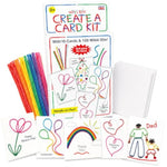 Wikki Stix Create-a-Card Kit with 108 Stix & 16 Cards, Mess-Free Kids Craft