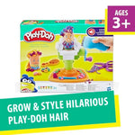 Kids Barber Shop Modeling Dough Set with Electric Buzzer, 5 Colors & Accessories