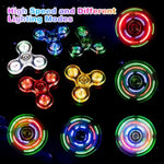 5 Pack Fidget Spinner, Light Up Fidget Spinners For Kids - Christmas Fidget Gifts & Stocking Stuffers, Glow In The Dark Fidget Toy Christmas Party Favors Goodie Bag Stuffers Classroom Prizes