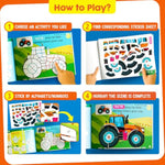 Paint by Sticker Book for Kids Ages 4-8
