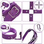 Adult Restraint Bed Restraints Sex Adults Bondaged Queen Sexy Straps With Handcuffs Bondage Restraints For Women Kit Neck To Wrist Adult Toy Kinky Play Set Yoga Sweater 14Pack