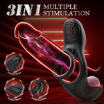 Vibrating Cock Ring Sex Toys - Penis Ring Vibrator With 10 Vibration Modes, Silicone Rose Remote Control Vibrators Stimulator For Clitoral Anal, Adult Sex Toy For Men Women Or Couples Pleasure