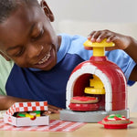 Play-Doh Stamp & Spin Pizza Playset with 8 Accessories and 5 Colors for Kids