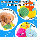 Squeaky No Stuffing Dog Toys 10 Pack,Crinkle Dog Toys For Small Medium Breed,Durable Plush Dog Toys,Cute Animal Stuffless Pet Toys,Interactive Puppy Teething Chew Toys For Entertaining