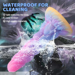 8.2" Realistic Dildo Monster Alien Dragon Dildo Luminou Glow In The Dark, Fantasy Dildo Silicone Knot Dildo Thick Dildo Creature Cocks Adult Toys For Women Men Wedding Gift